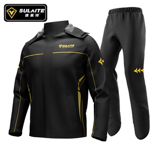 ✨✨ Calça de chuva capa de chuva para motocicleta terno impermeável ciclismo à prova de chuva para homens e mulheres