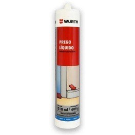 Adesivo Prego Liquido Cola Plástico Vidro Taco 310ml Wurth