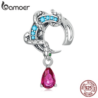 Bamoer Beads Pingentes De Cobra Em Prata 925 Para Pulseiras/Diy