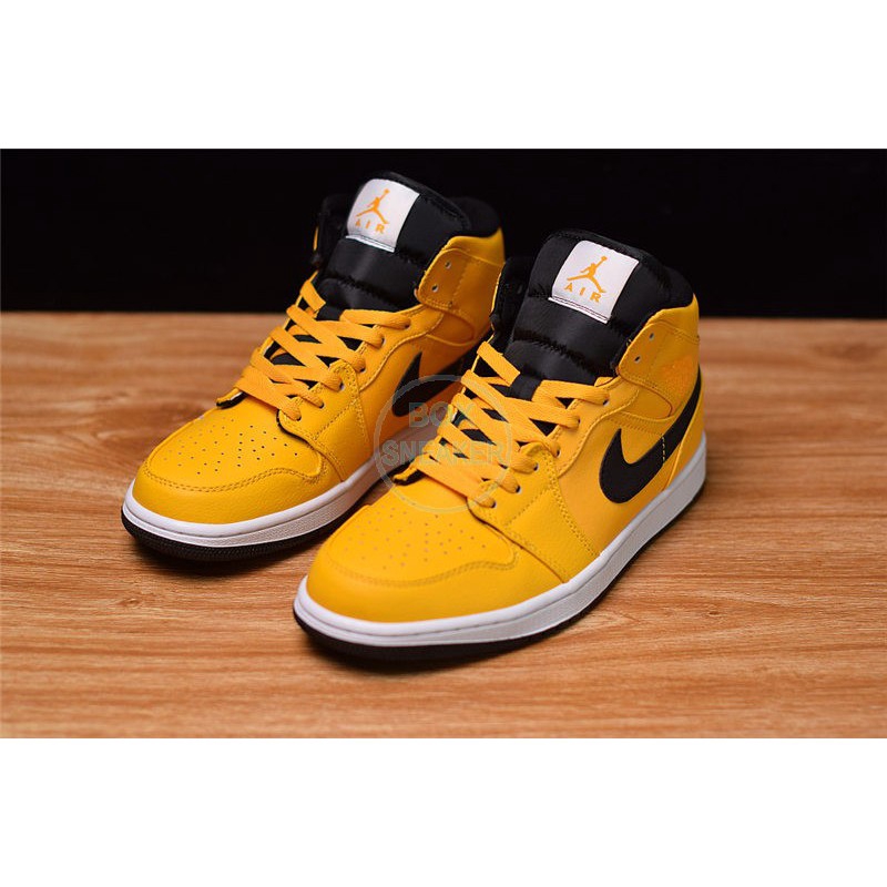 air jordan 1 amarelo e preto