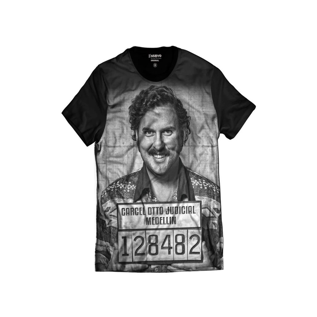 Camiseta Pablo Escobar El Patron Preso Cartel Medelin Masculina