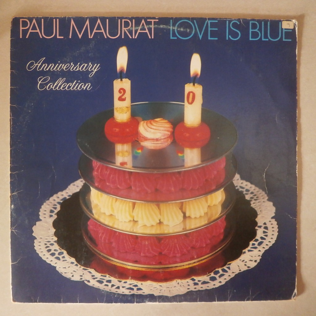lp Paul Mauriat 1988 anniversary colletion love is blue, vinil