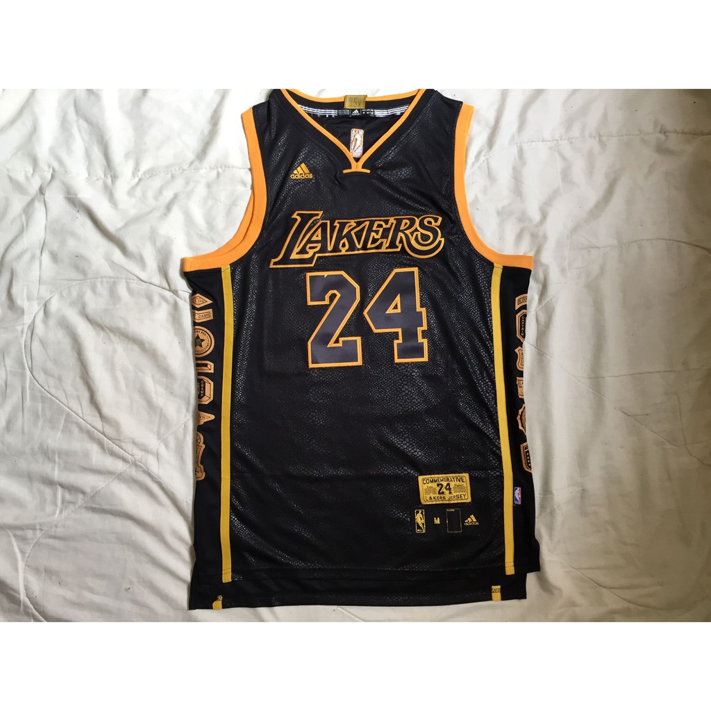 Nba Los Angeles Lakers Kobe Bryant # 24 Edição Comemorativa Bordado