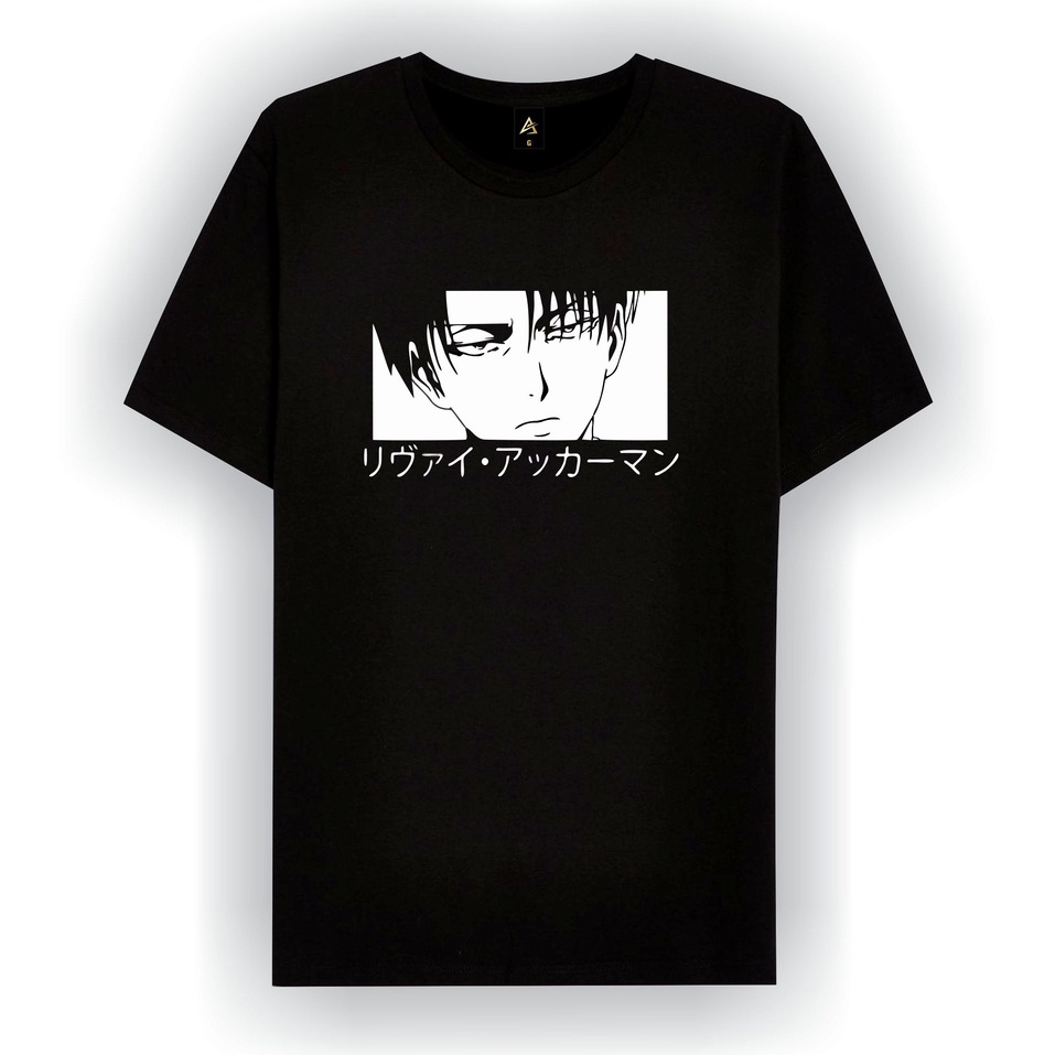 Camisa Anime Shingeki No Kyojin Levi Ackerman Unissex Manga Curta Shopee Brasil 1066