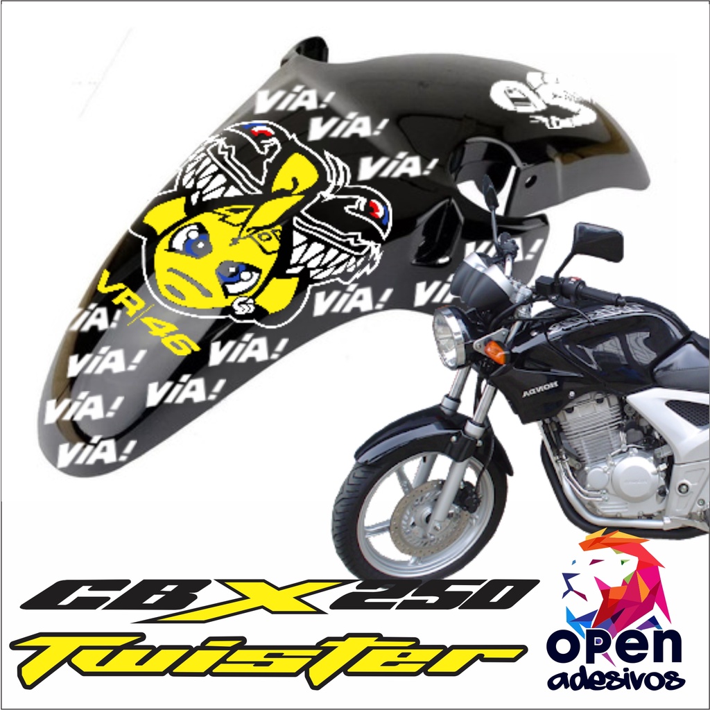 Adesivi Hexis Per Valentino Rossi VR46, Riproduzione 12x3,2 Cm Per Moto O Casco