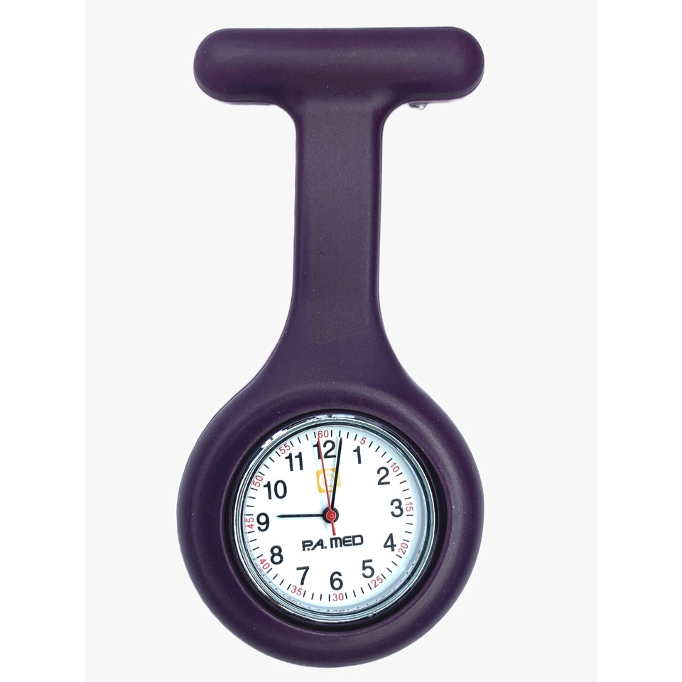 Relógio Lapela Enfermagem Profissional Saúde Roxo - Pamed em Oferta na Shopee