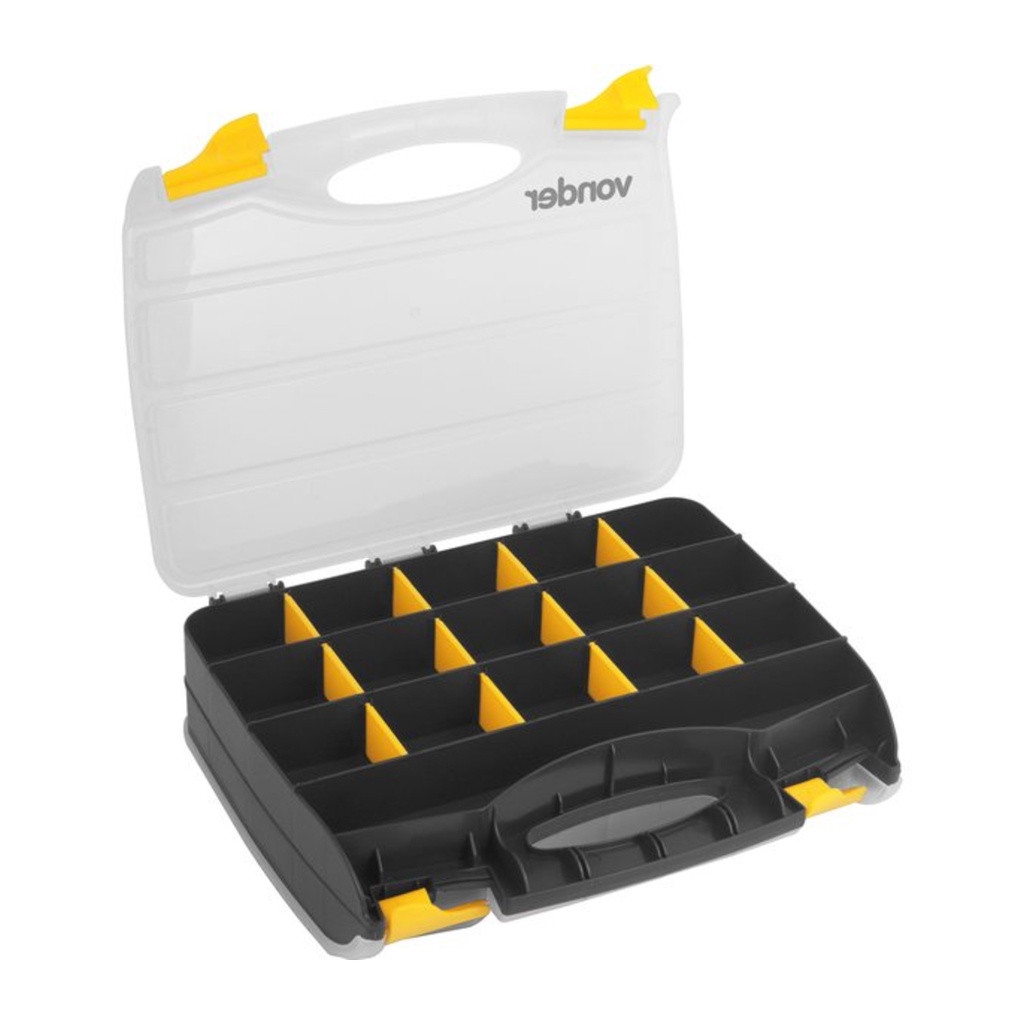 Caixa Organizadora de Plástico OPV 222 com 32 Compartimentos Vonder - 61.08.222.000 em Oferta na Shopee