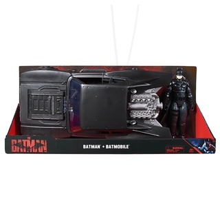 Batmóvel Grande e Boneco Batman 30cm - The Batman o Filme