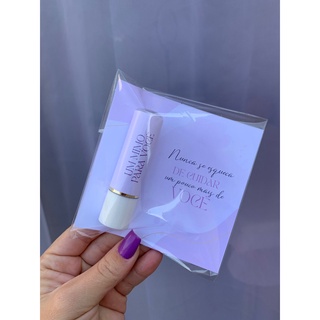 5 Cartão com Hidratante Labial / Mimo para Clientes