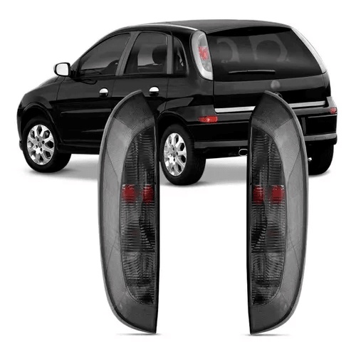 Lanterna Traseira Corsa Hatch Maxx 2003 A 2012 Fume