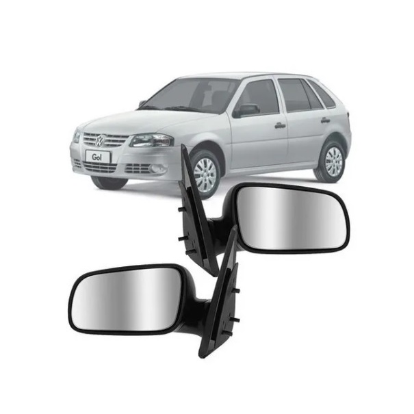 Par Retrovisor Gol G3 2000 2001 2002 2003 2004 2005 2006 2007 2008 Sem Controle 2 Portas