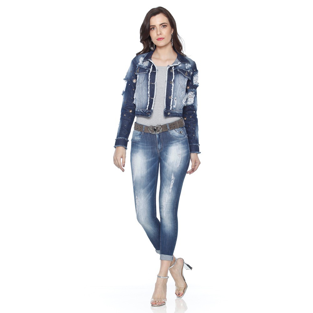 jaqueta jeans oppnus