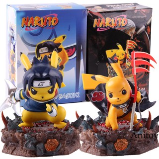 Q Vers o Figura De A o Pikachu Cos Naruto Uchiha Sasuke 