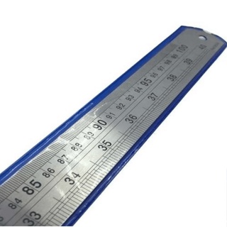 Régua 1m Aço Inox Metal Medidas Em Centímetros E Milímetros Para Artesanato E Patchwork em Oferta na Shopee