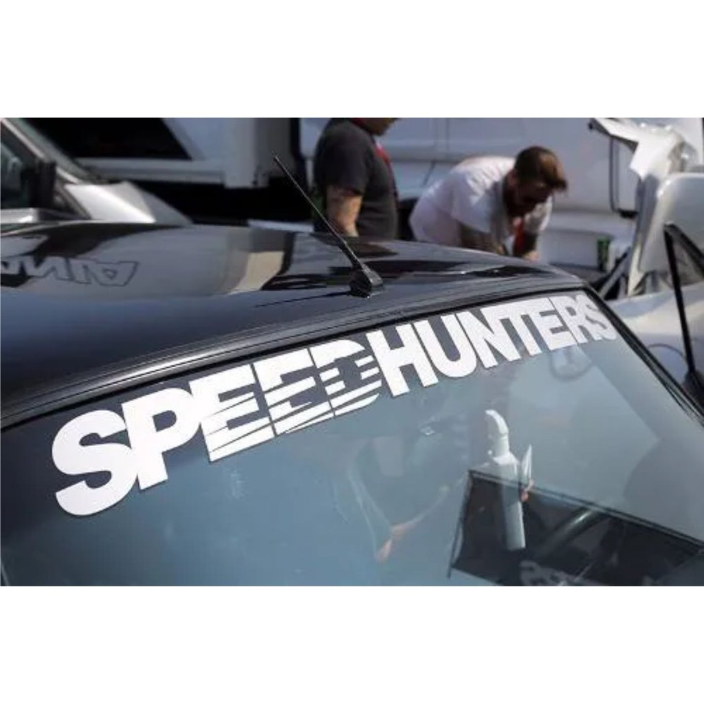 Adesivo Parabrisa Speed Hunters - 90x11 Cm em Oferta na Shopee