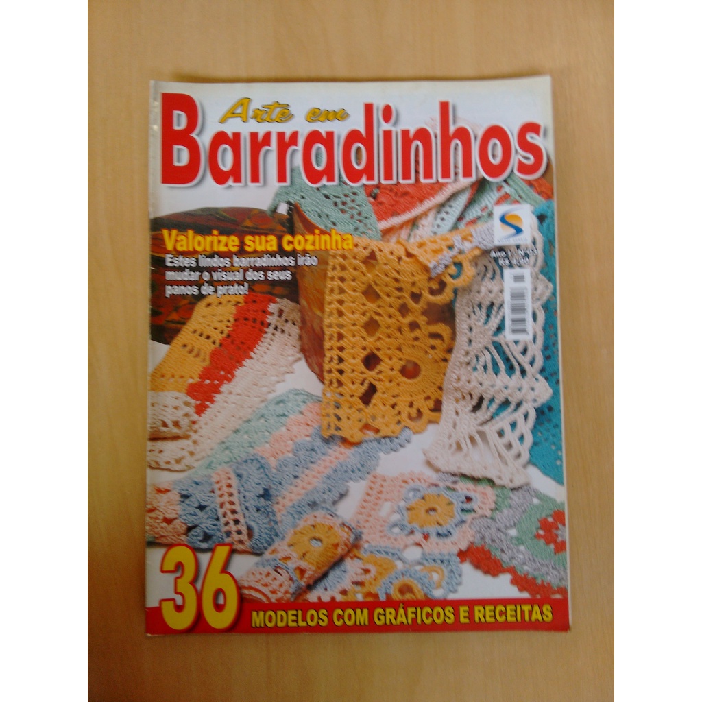 Revista Arte Em Barradinho 3 Bordado Decoração Pano 667r