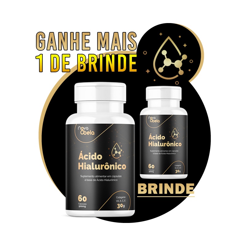 Ácido Hialurônico Com Colágeno Hidrolisado Rejuvenesce a sua pele