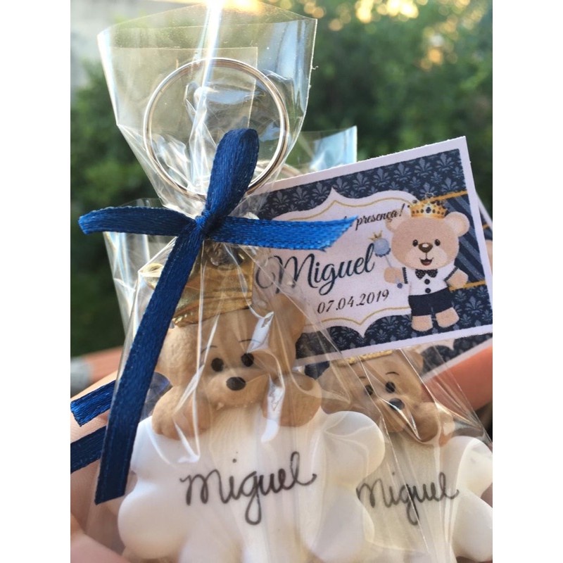 50 Chaveiros Ursinho Príncipe/ Princesa/Revelação em Oferta na Shopee