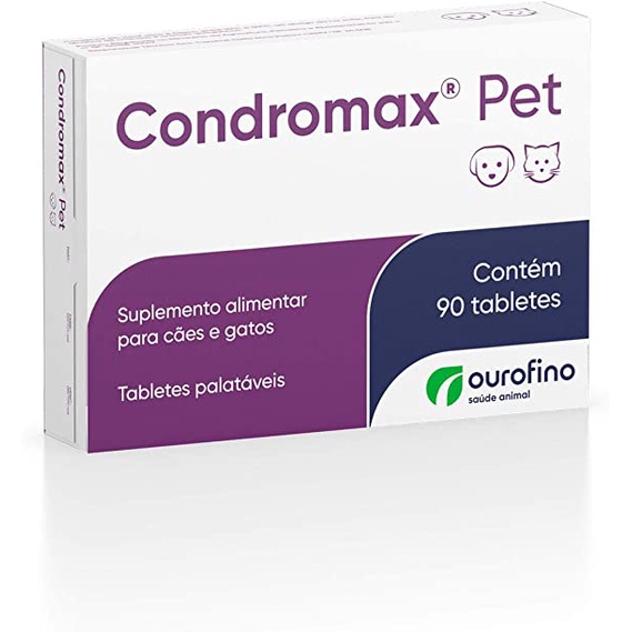 Condromax Pet 90 Tabletes - Ouro Fino em Oferta na Shopee