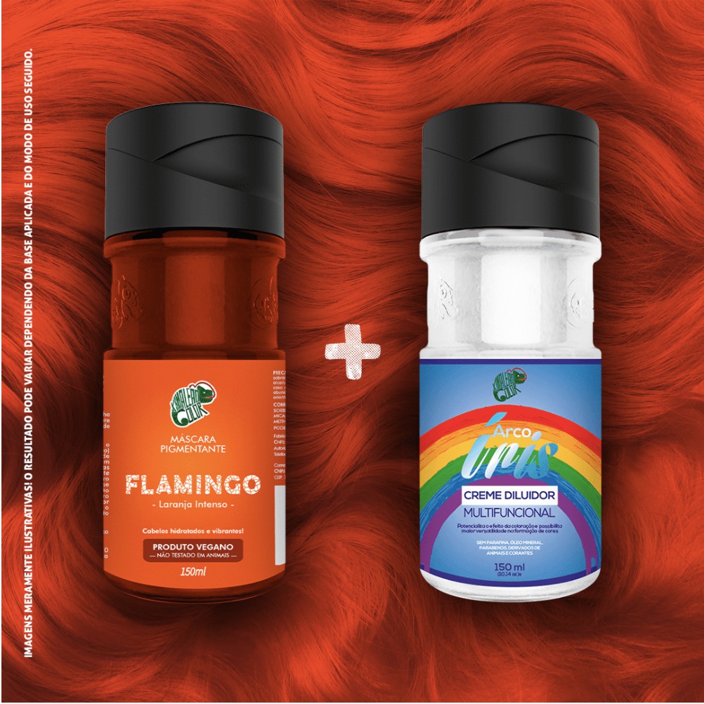 TONALIZANTE KAMALEAO COLOR FLAMINGO 150 ML + CREME ...