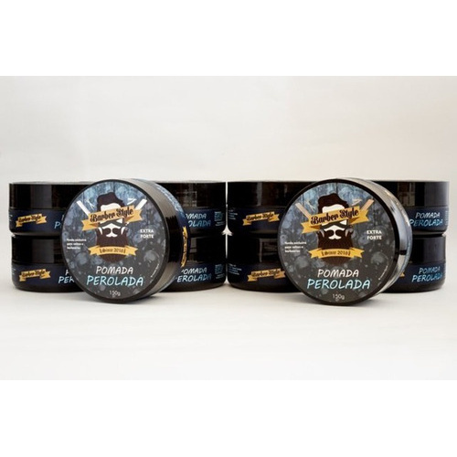 Pomada Perolada 150g Barber Style kit 3 und em Oferta na Shopee