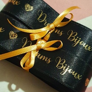 Fita de Cetim Personalizada 38MM - 5 Metros em Oferta na Shopee