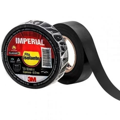 Fita Isolante Imperial Anti-chama Preta 20 Metros - 3M