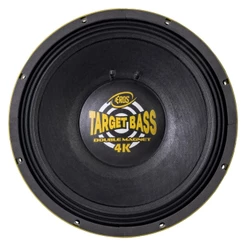 Alto Falante Eros Target Bass Double Magnet 4k 2000W RMS 4 Ohms 15 Polegadas Amarelo