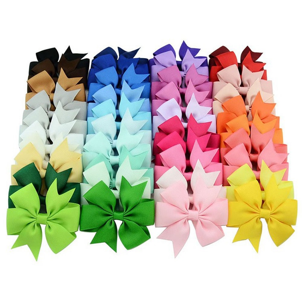 22pcs. Laço Para Cabelo Infantil Adulto Jacaré Várias Cores