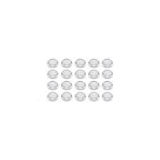 Adesivo silicone, batente silicone auto colante, com 25 gotas de 8mm cada, protetor de silicone