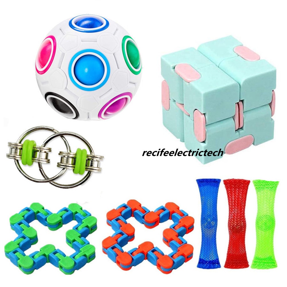 maleta fidget toys