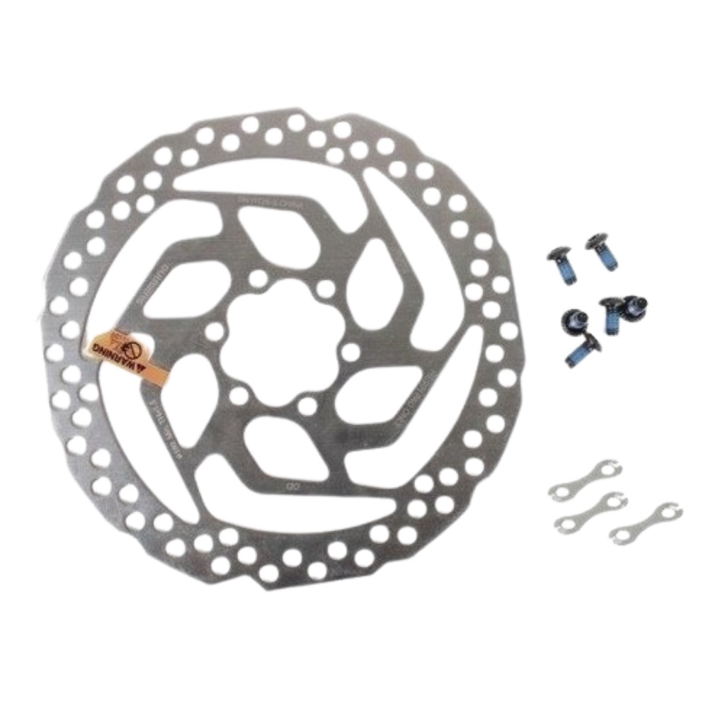 Disco Freio Rotor Shimano Rt-26 160mm / 180mm - Com 6 Parafusos