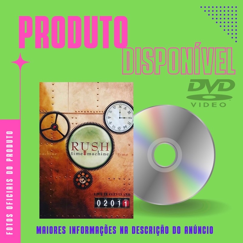 Dvd Rush - Time Machine Live In Cleveland