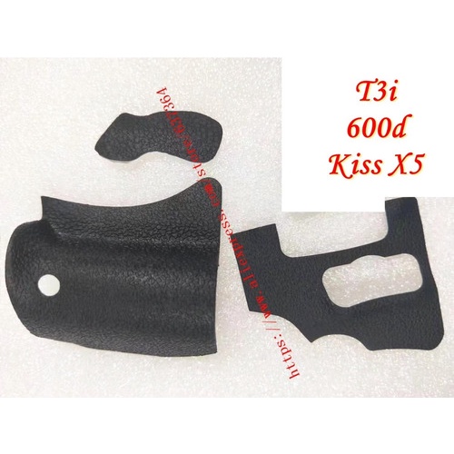 Borracha Proteção Lateral Canon T3i 600d Kiss X5 Kit Com 3