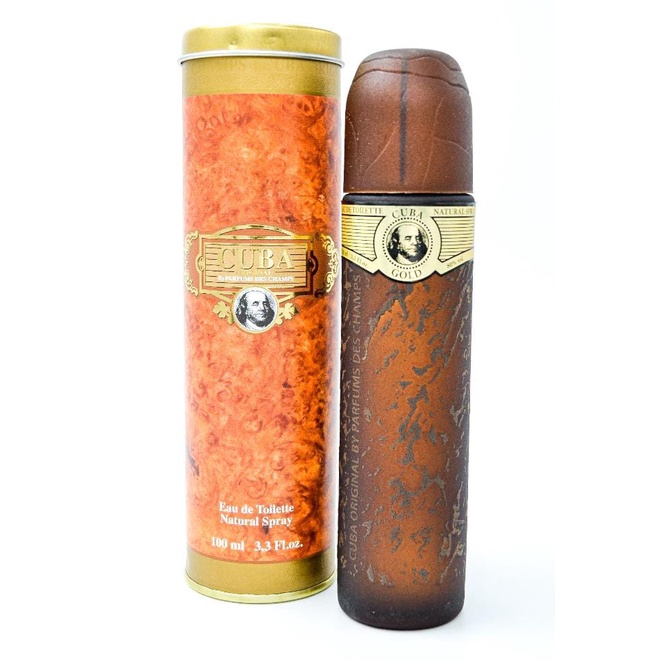 2 Perfumes Cuba 100ml  Gold + Royal  (Mais Vendidos)