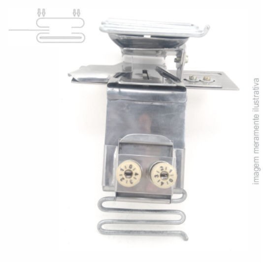 APARELHO CÓS 2 TIRAS SUPERIOR E INFERIOR COM 75MM E ELÁSTICO EMBUTIDO DE 50MM PARA BERMUDA TACTEL, FABRICAÇÃO NACIONAL