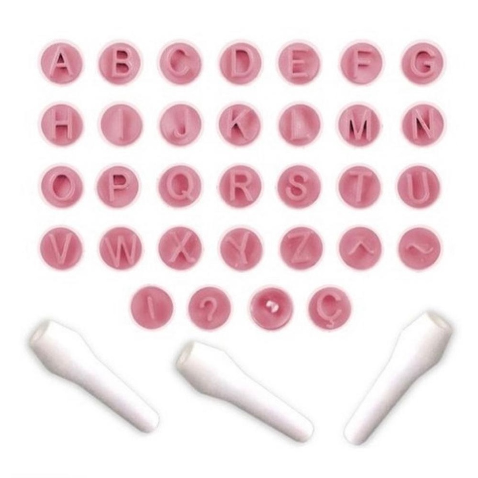 Kit Carimbos Letras - Blue Star