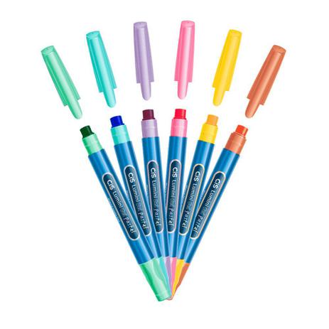 Marca Texto Cis Lumini Gel Pastel em Oferta na Shopee