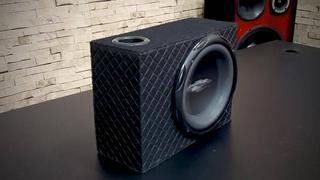Caixa Som Super Slim Automotivo Sub 8 160w Rms Embaixo Banco Carro Pick ...