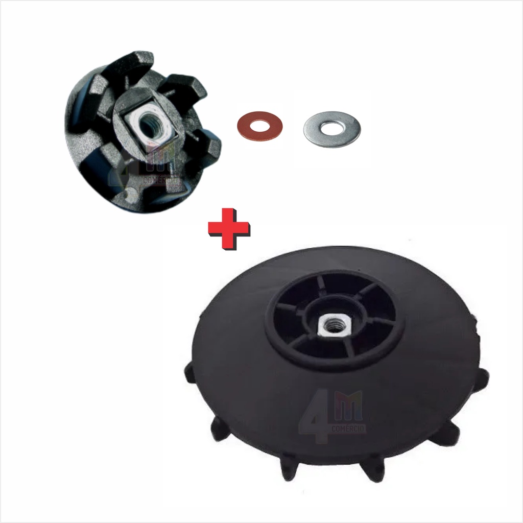 Kit Arraste Copo E Motor Liquidificador Compatível Electrolux Bbr12-50