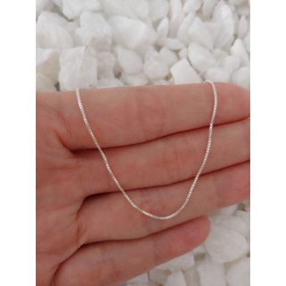 Colar Prata 925 - 40 cm 45 cm 50 cm 60 cm 70 cm 80 cm Pulseira - Corrente Veneziana Legítima Pura Maciça V12