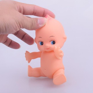 Boneca estilo Kewpie vintaje silicone macio 16 cm