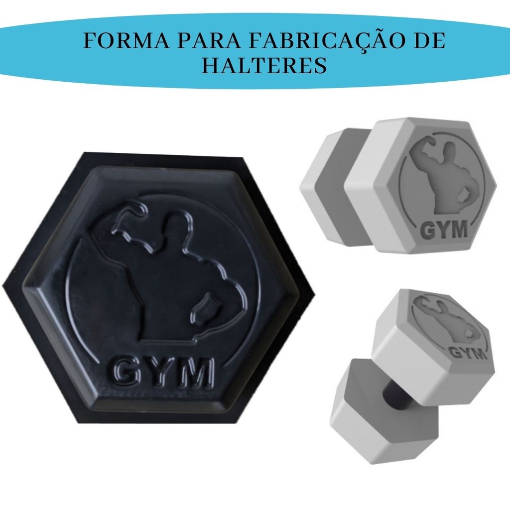 Forma Para Fabricação De Halteres - Academia - An0404