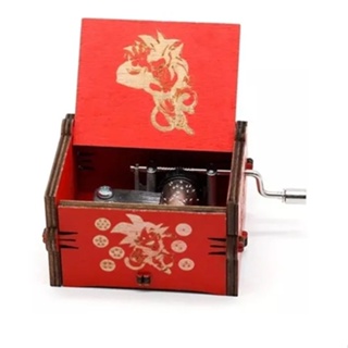 Caixinha De Musica Dragon Ball Gt Vermelha em Oferta na Shopee