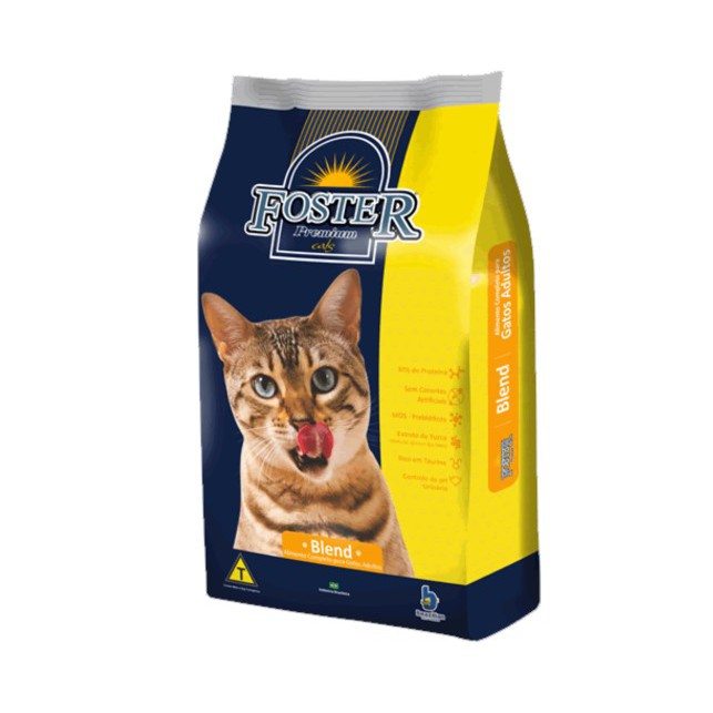 Ração Comida Foster Premium Cats Blend Para Gatos 25 Kg