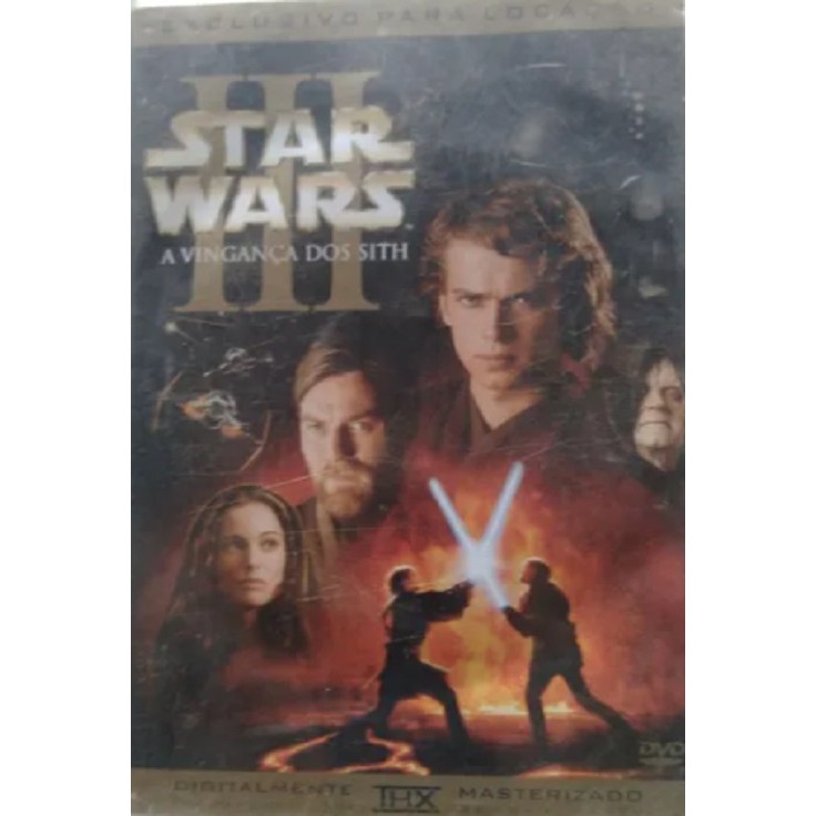 Dvd Star Wars 3 A Vingança Dos Sith. Original