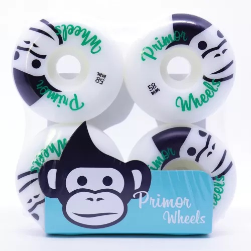 Roda Primor 56mm 58mm 60mm 60D 100a Classic Monkey 4 Rodas Skate Skateboard Melhor preço