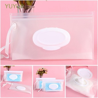 Yuyup Bolsa / Caixa De Lenços Umedecidos / Suporte De Dedo De Fácil-Carregar / Reutilizável / Ecológico Para Limpeza