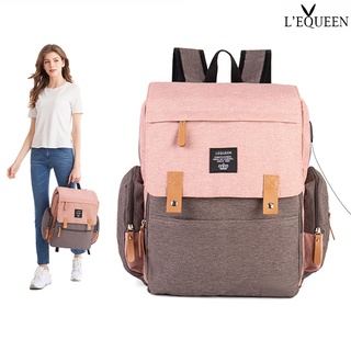 Original Lequeen mochila maternidade Bolsa Mamãe Bebê Multifunção