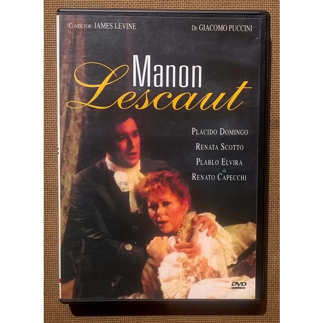 Dvd Manon Lescaut - Ópera Giacomo Puccini Placido Domingo